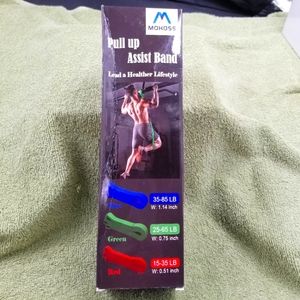 Mokoss New Pull Up Assist Bands Red Green Blue Latex for Exercise and Training